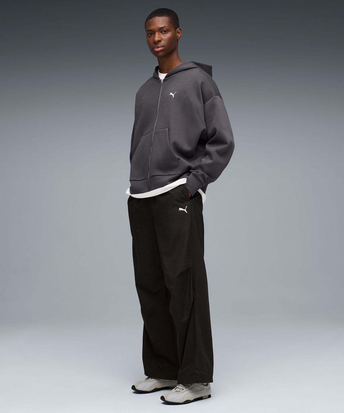 푸마(PUMA) H-STREET 윈터 - 그레이에코:블랙 / 405085-02