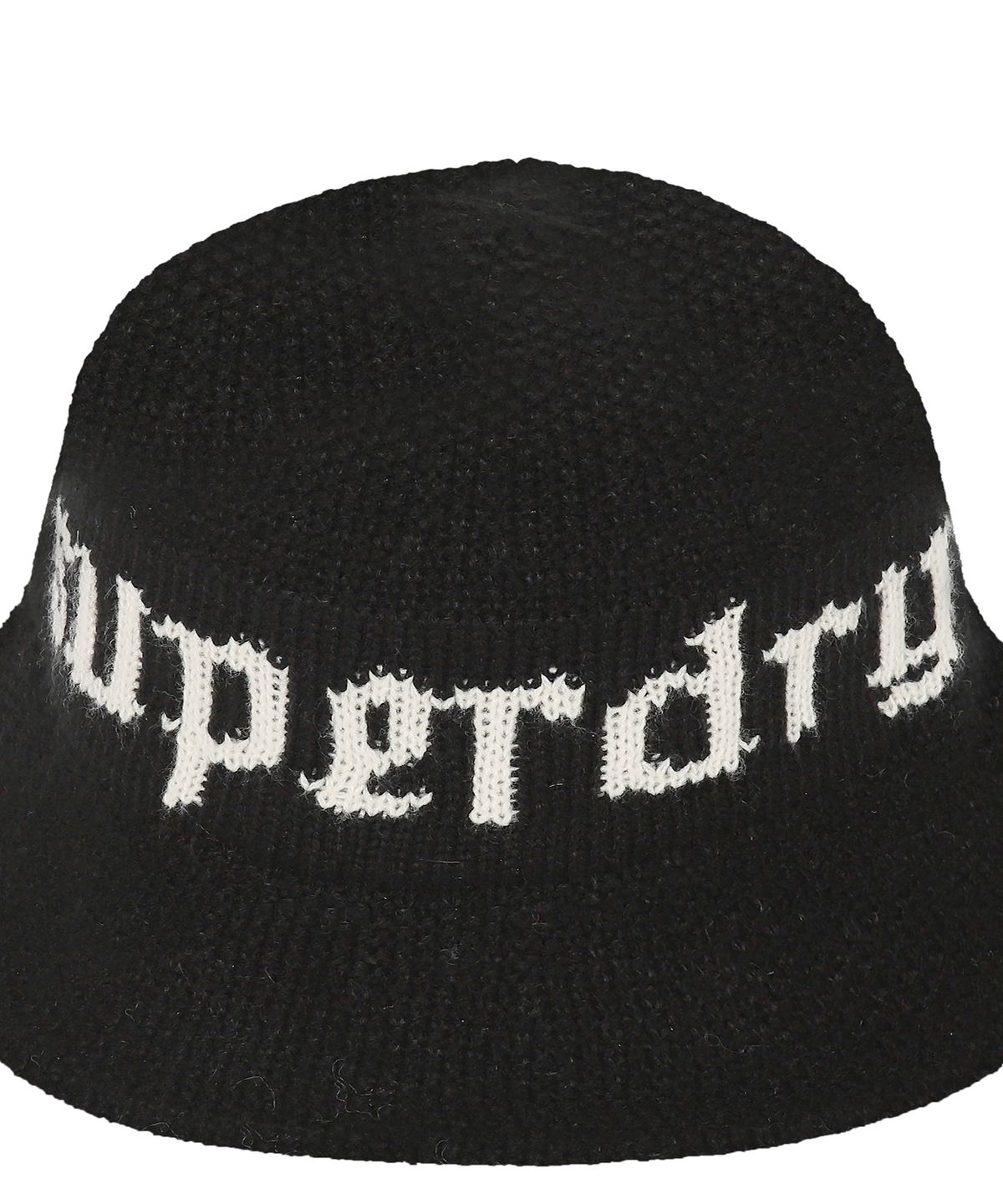 슈퍼드라이(SUPERDRY) W 니트 버킷햇 블랙