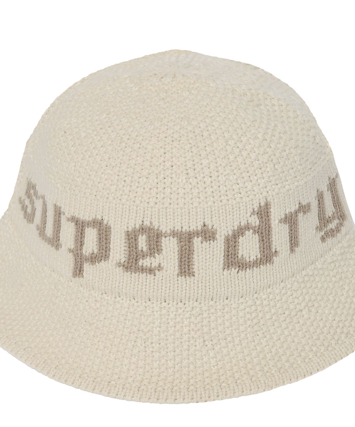 슈퍼드라이(SUPERDRY) W 니트 버킷햇 아이보리