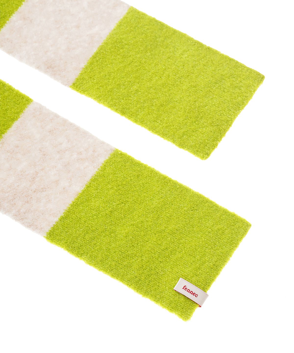 페넥(FENNEC) BORDER STRIPE MUFFLER - GREEN