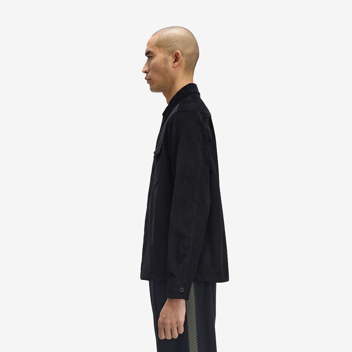 프레드페리(FRED PERRY) [Sharp] 코듀로이 오버셔츠 - 블랙 AFPM2531717-102