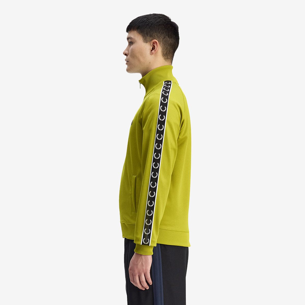 프레드페리(FRED PERRY) [Sport] 테잎 트랙 재킷 - 테니스볼 옐로우 AFPM2534620-Z17