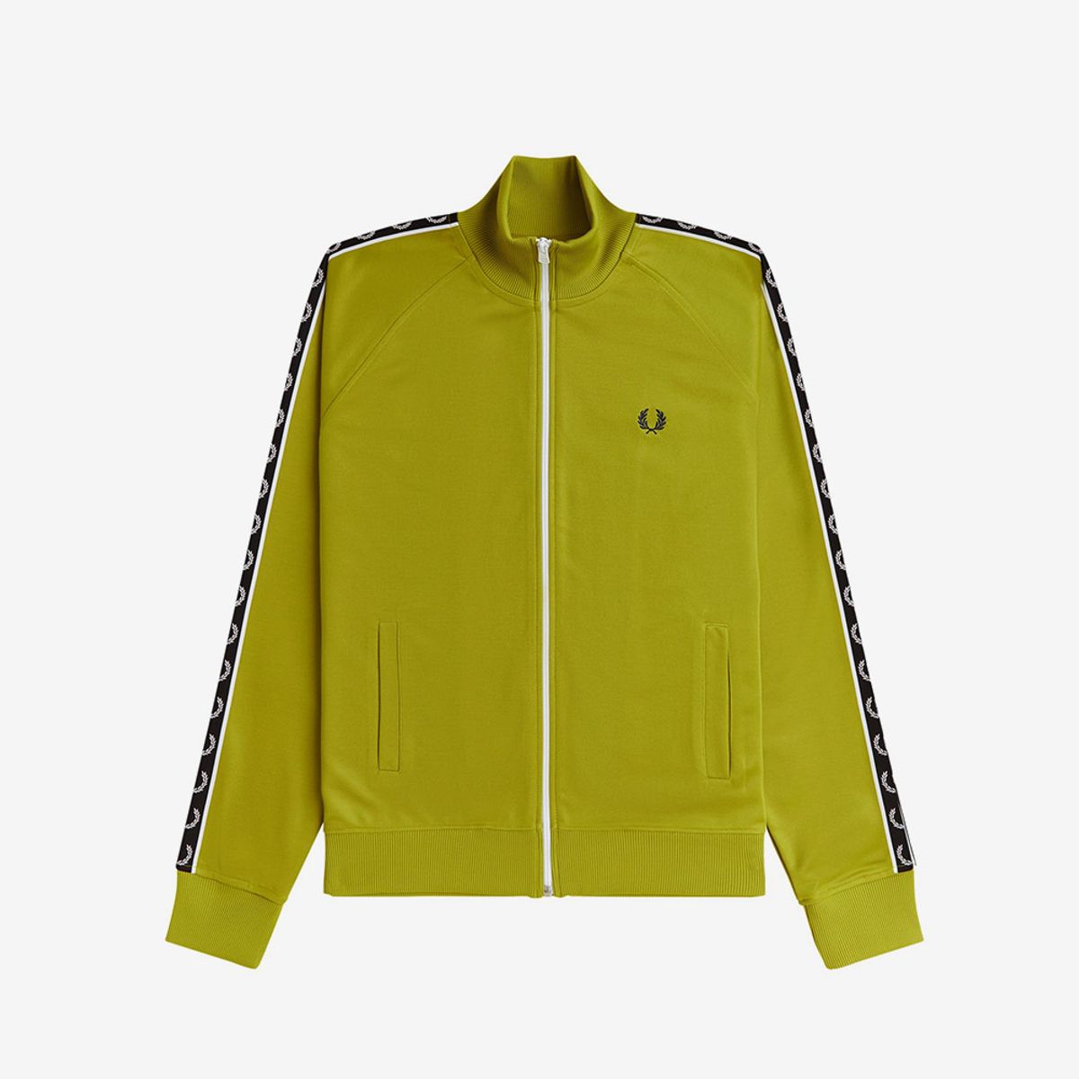 프레드페리(FRED PERRY) [Sport] 테잎 트랙 재킷 - 테니스볼 옐로우 AFPM2534620-Z17