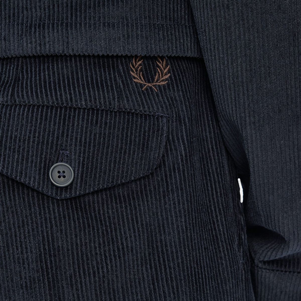 프레드페리(FRED PERRY) [Sharp] 테이퍼드 코듀로이 트라우저 - 네이비 AFPM2538511-608