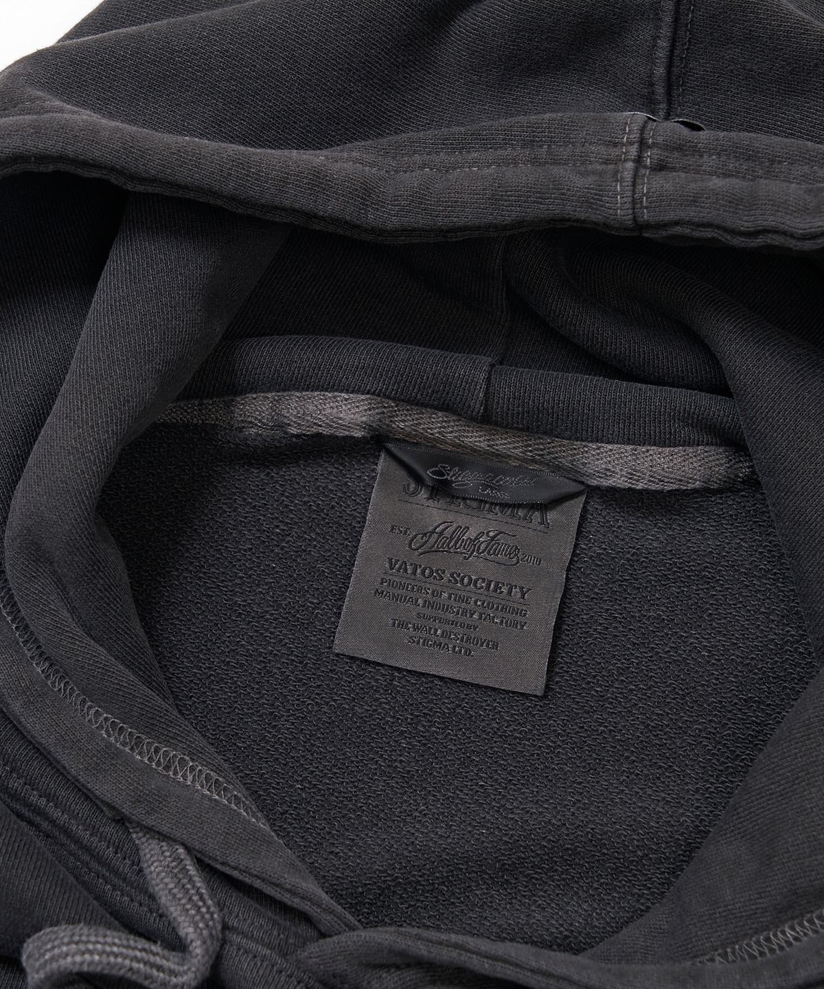 스티그마(STIGMA) PIGMENT ML HOODIE CHACOAL