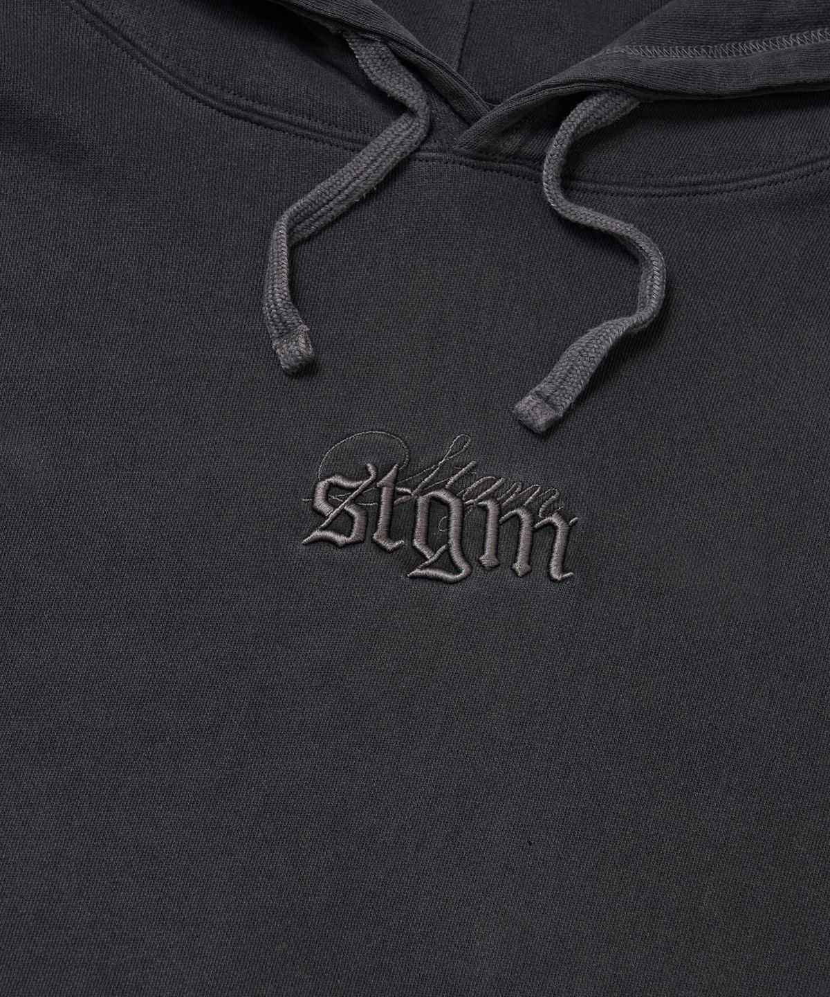 스티그마(STIGMA) PIGMENT ML HOODIE CHACOAL