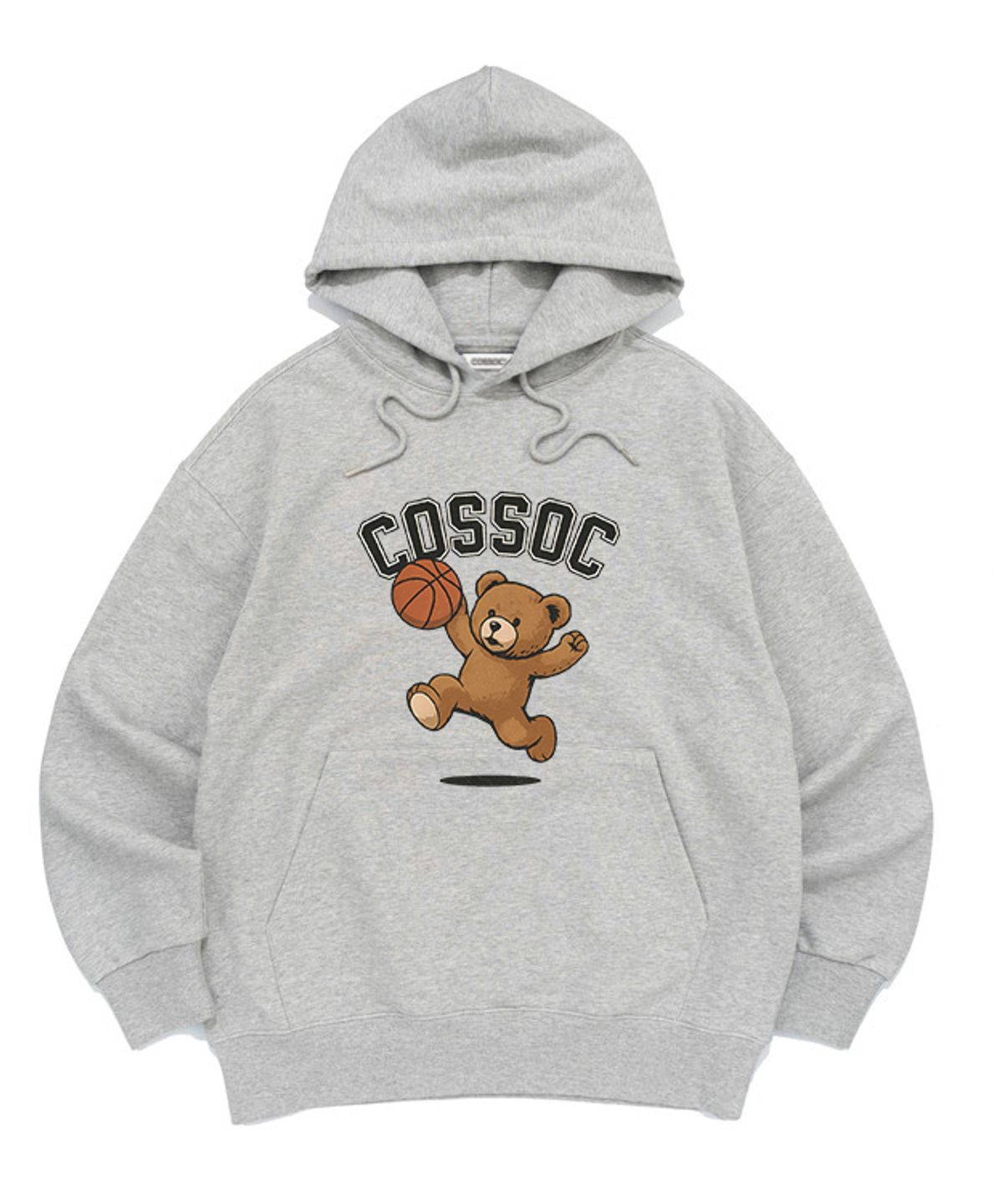 코소(COSO) 베스켓볼 베어 후드 티셔츠(BLACK)
