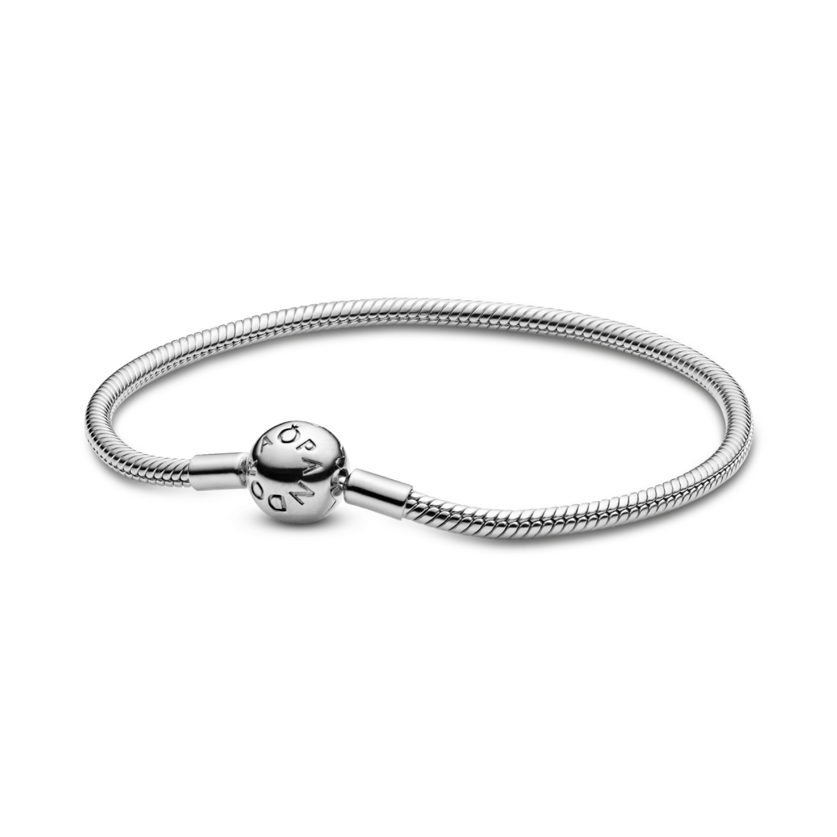 판도라(PANDORA) 모멘츠 스무스 실버 클라습 브레이슬릿_594595C00