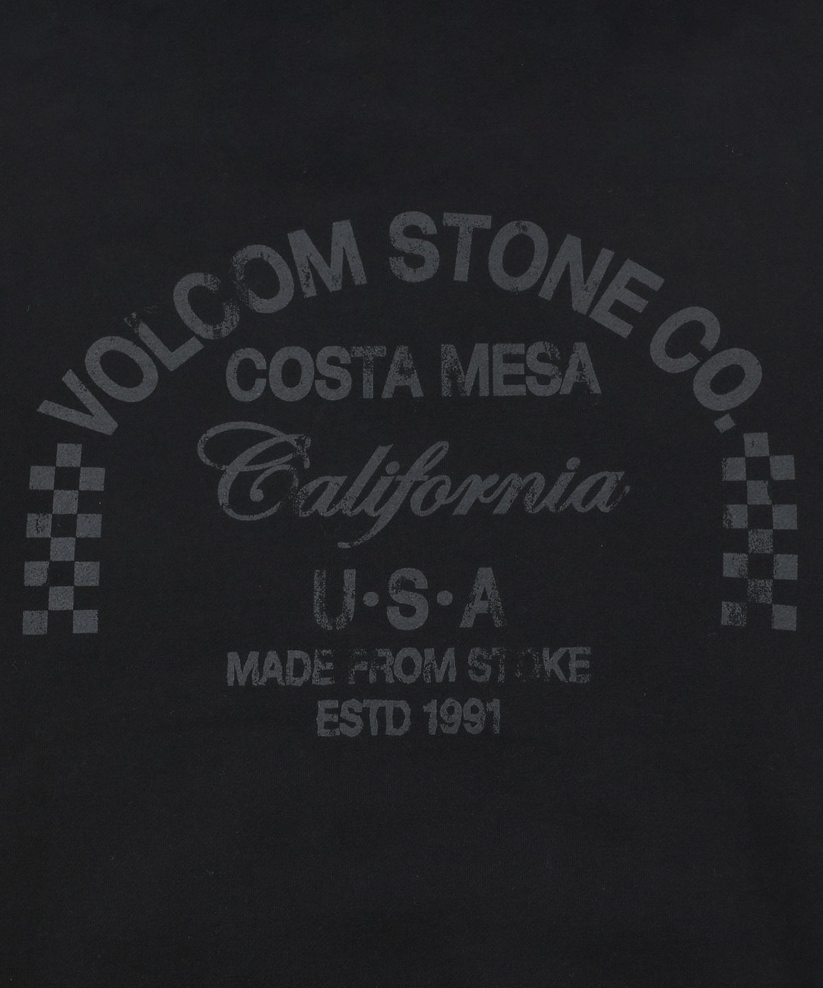 볼컴(VOLCOM) 어드레스 체커 기모 후드(블랙)
