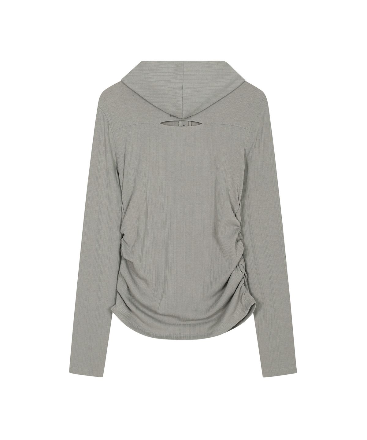 쓰리투에이티(THREE TO EIGHTY) SNAPPY WAVE HOODIE TAUPE GREY