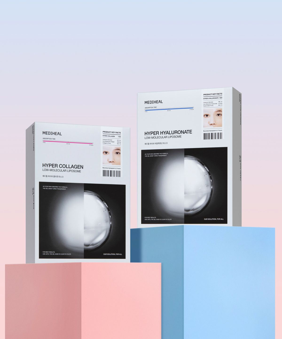 메디힐(MEDIHEAL) 하이퍼 콜라겐 겔 마스크 4매 [모공탄력]
