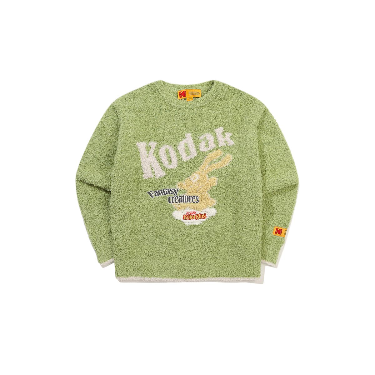 코닥 키즈(KODAK KIDS) 씨네라운지 소프트 자카드 맨투맨 키즈 GREEN