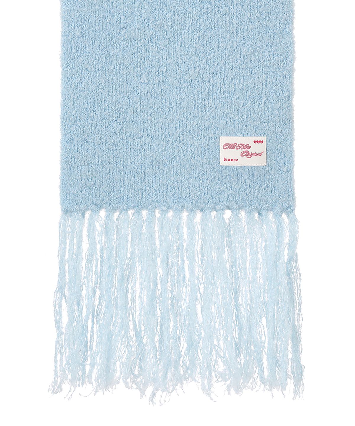 페넥(FENNEC) HAIRY BOUCLE MUFFLER - BLUE