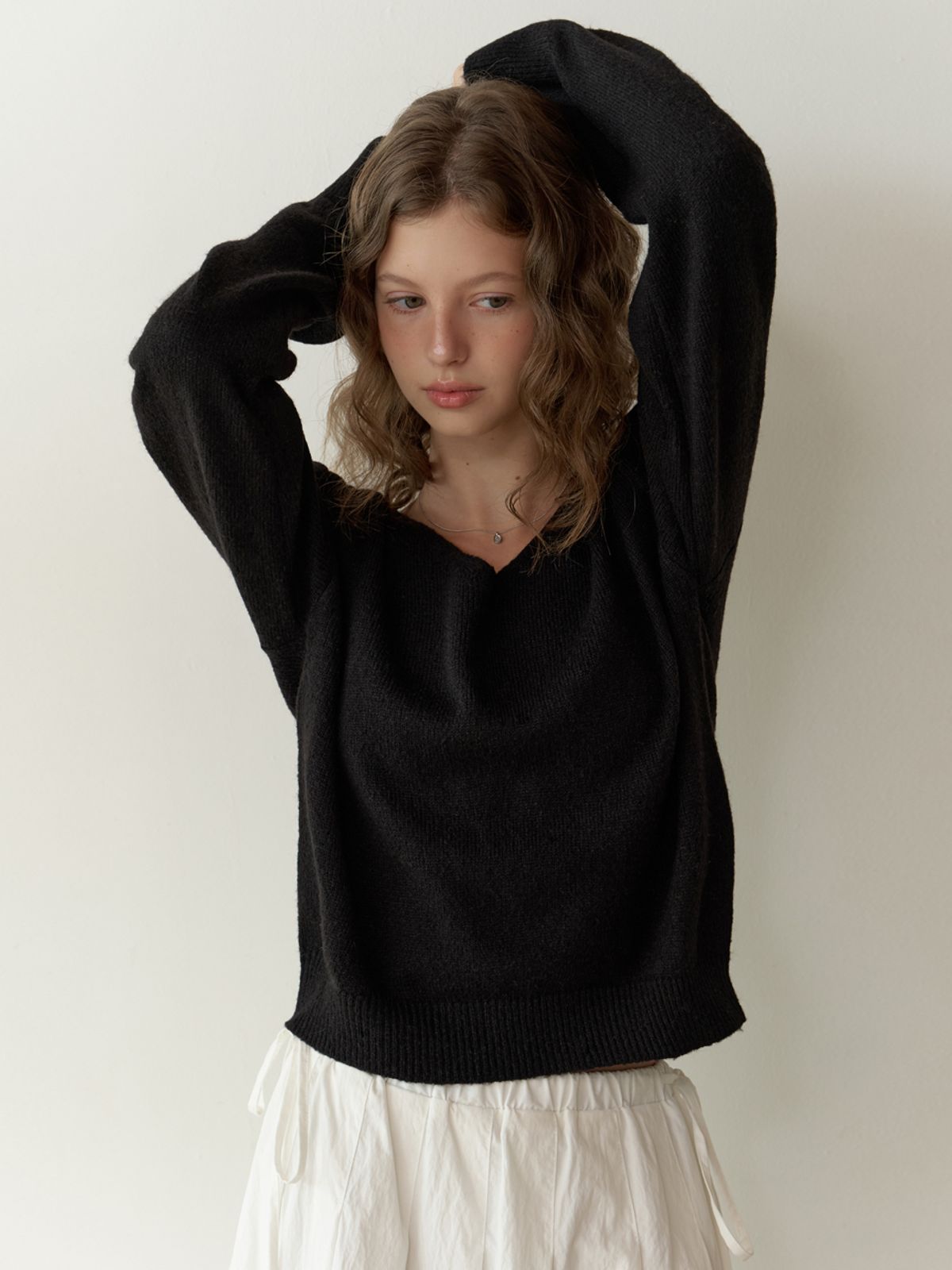 리엘(RE L) Marshy v knit (black)