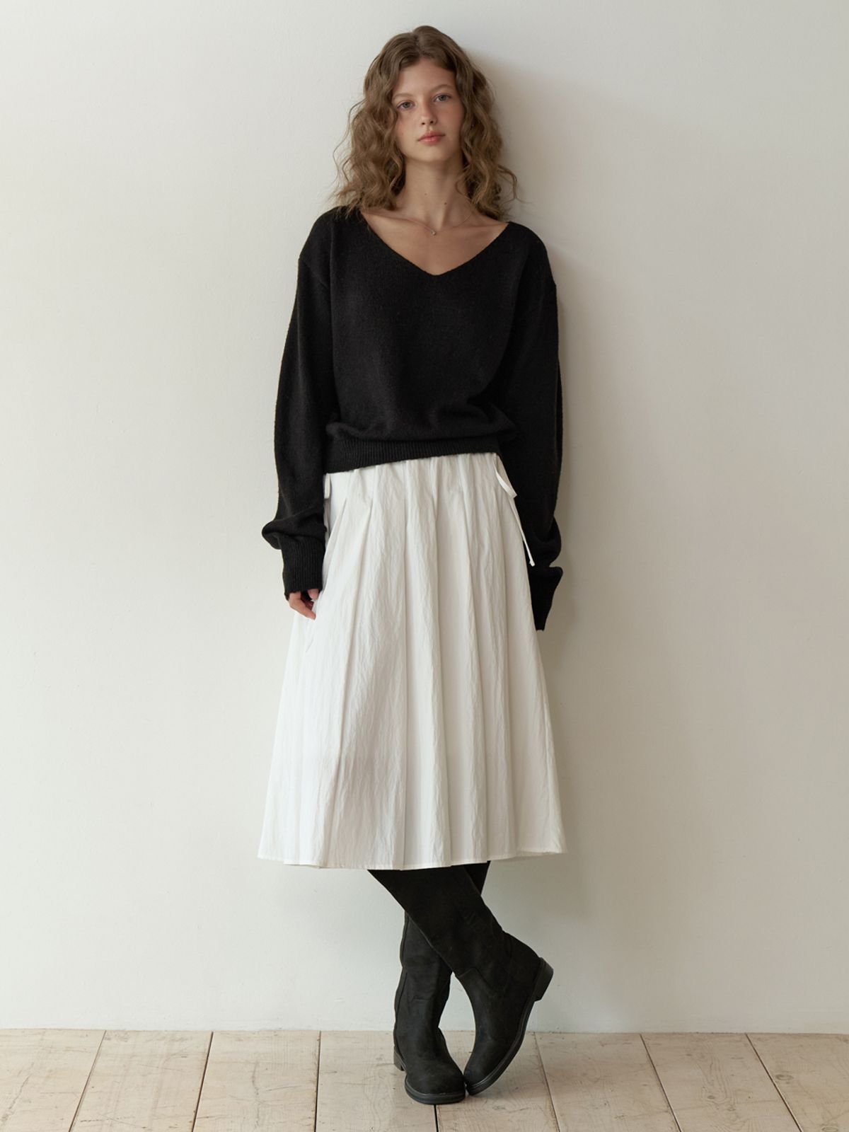 리엘(RE L) Marshy v knit (black)