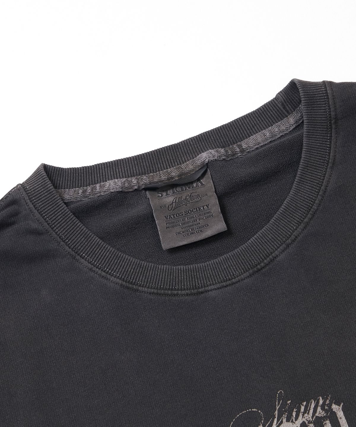 스티그마(STIGMA) PIGMENT ML LONG SLEEVES CHACOAL