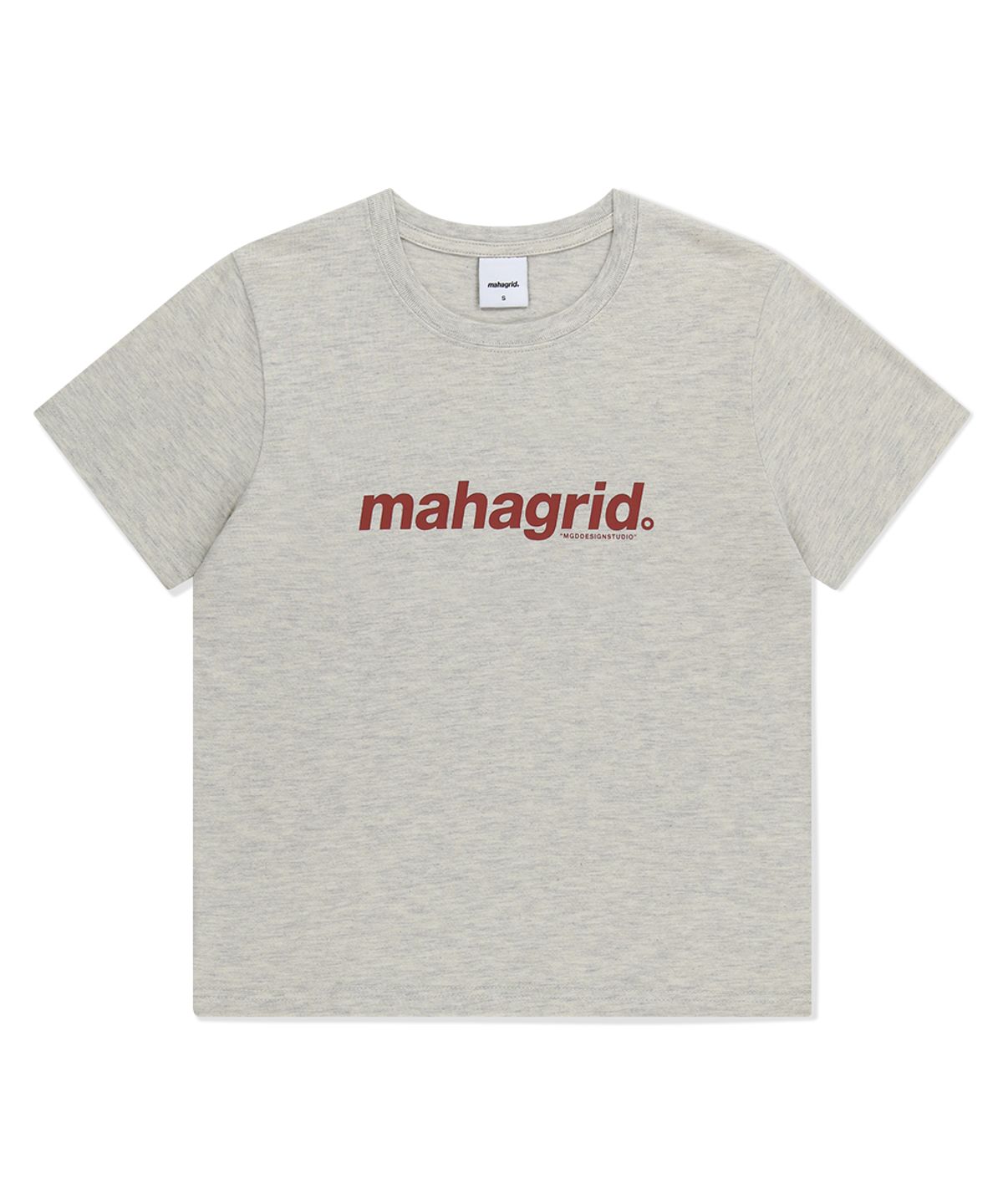 마하그리드(MAHAGRID) W BASIC LOGO TEE OATMEAL(MG2GSFT545A)