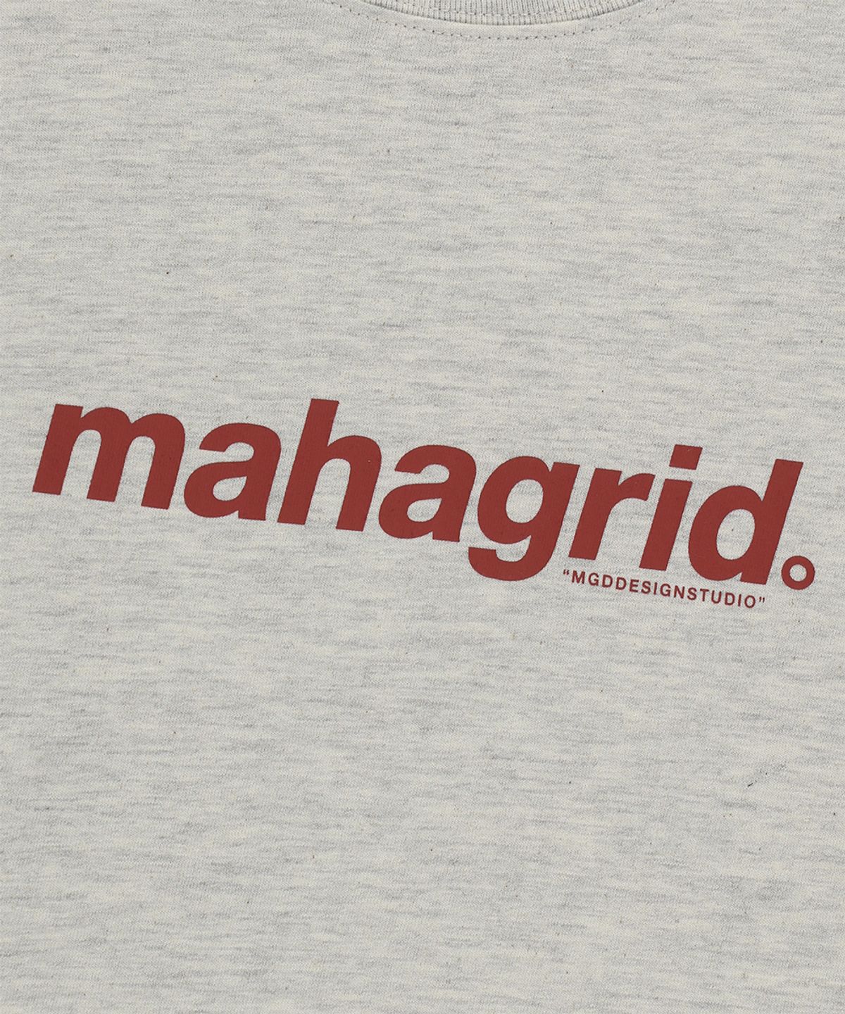 마하그리드(MAHAGRID) W BASIC LOGO TEE OATMEAL(MG2GSFT545A)