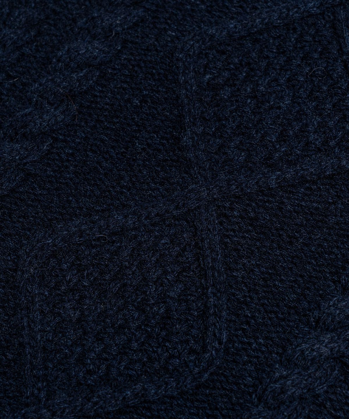 에든버러클럽(EDINBURGH CLUB) ARAN CREW-NECK SWEATER (NAVY)
