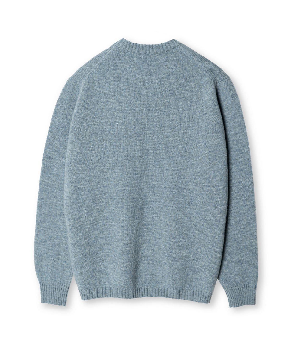 에든버러클럽(EDINBURGH CLUB) SHETLAND WOOL FISH KNIT (BLUE)