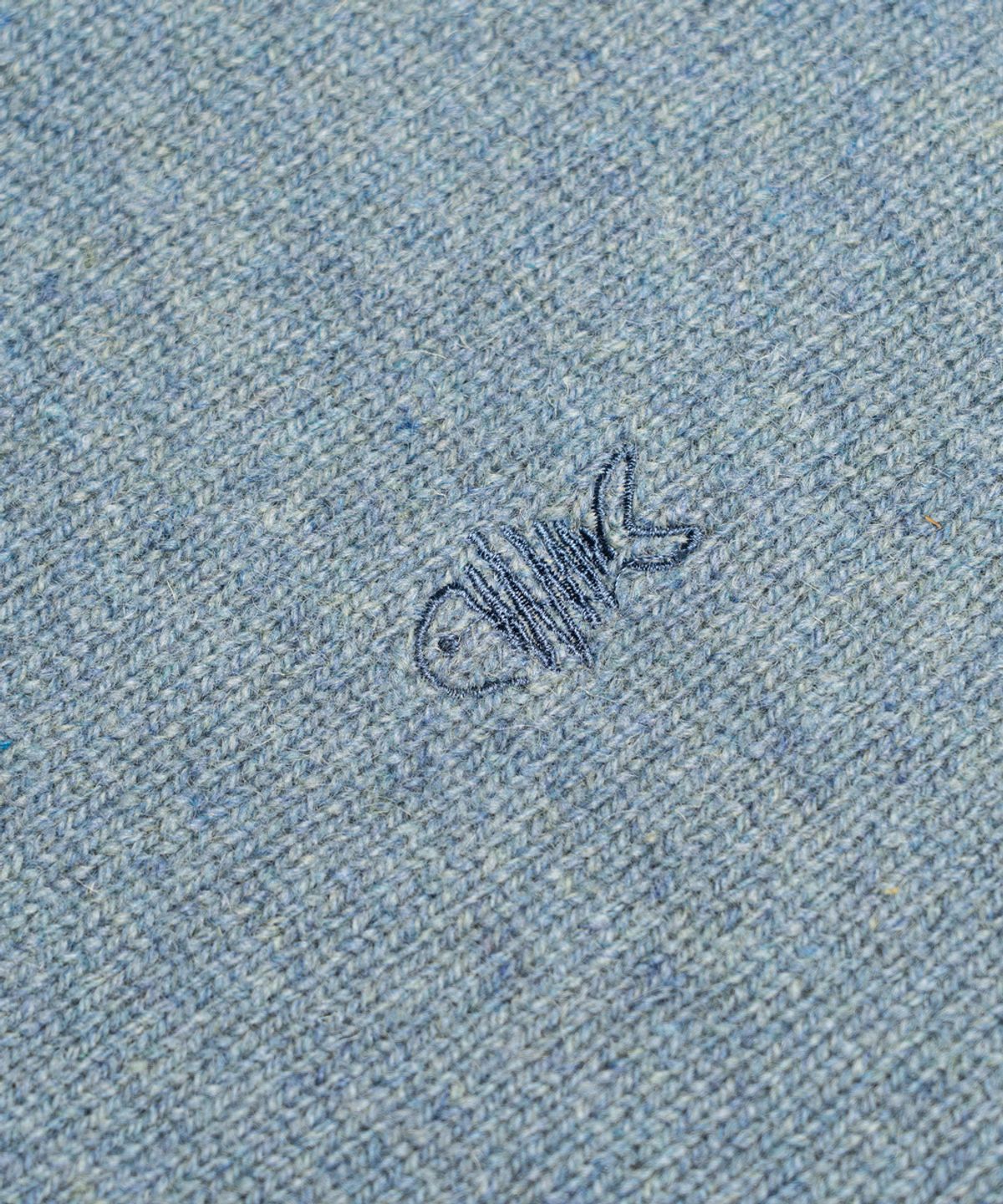 에든버러클럽(EDINBURGH CLUB) SHETLAND WOOL FISH KNIT (BLUE)