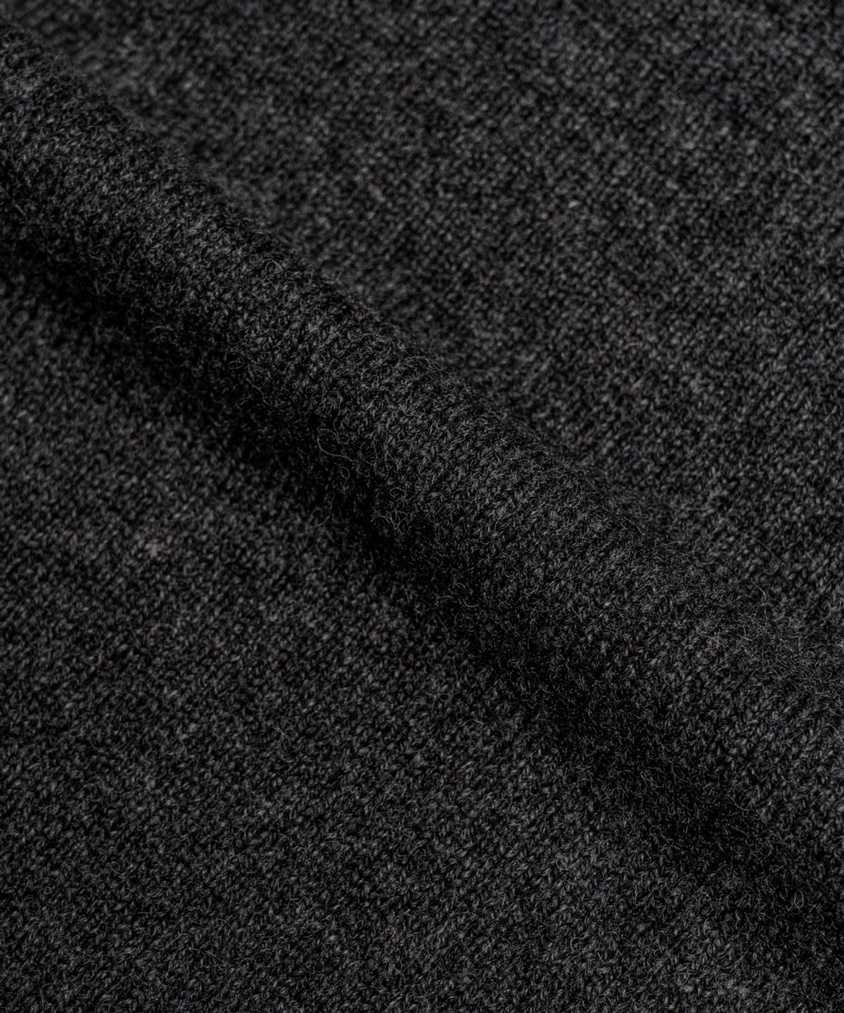 에든버러클럽(EDINBURGH CLUB) SHETLAND WOOL ANCHOR KNIT (CHARCOAL)