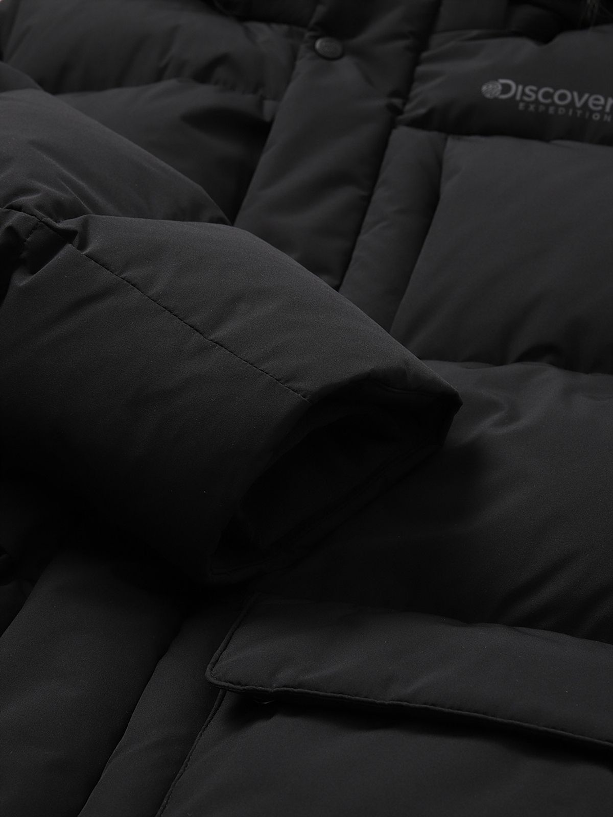 디스커버리 익스페디션(DISCOVERY EXPEDITION) 남성 고쉬 구스다운 롱패딩 (BLACK)