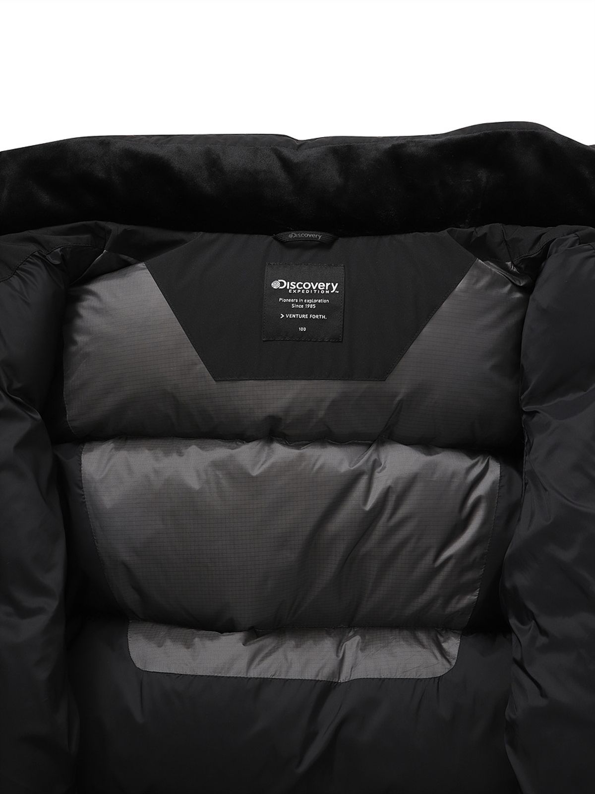 디스커버리 익스페디션(DISCOVERY EXPEDITION) 남성 고쉬 구스다운 롱패딩 (BLACK)