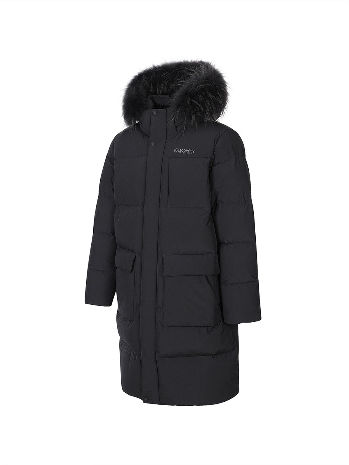 디스커버리 익스페디션(DISCOVERY EXPEDITION) 남성 고쉬 구스다운 롱패딩 (BLACK)