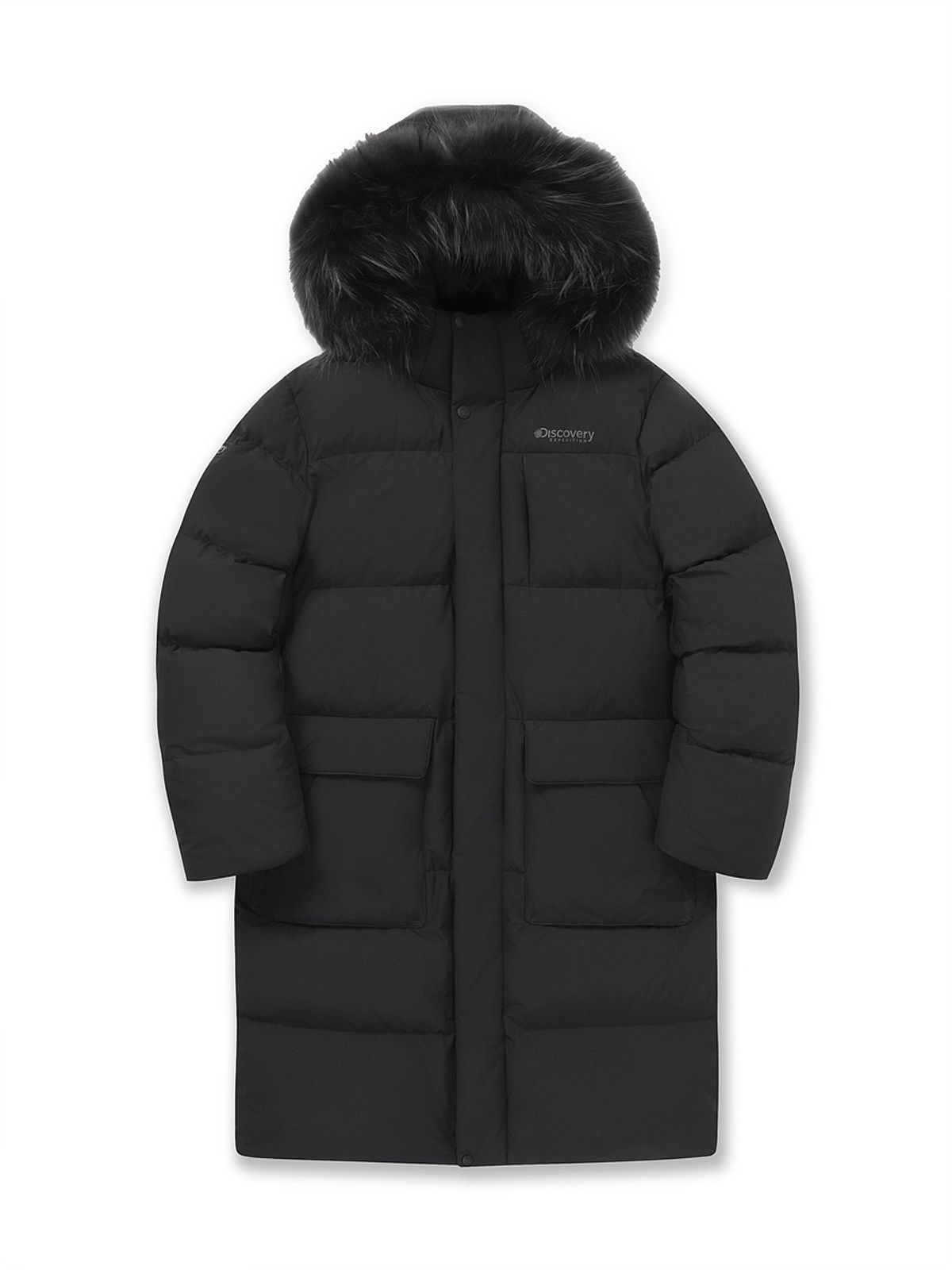 디스커버리 익스페디션(DISCOVERY EXPEDITION) 남성 고쉬 구스다운 롱패딩 (BLACK)