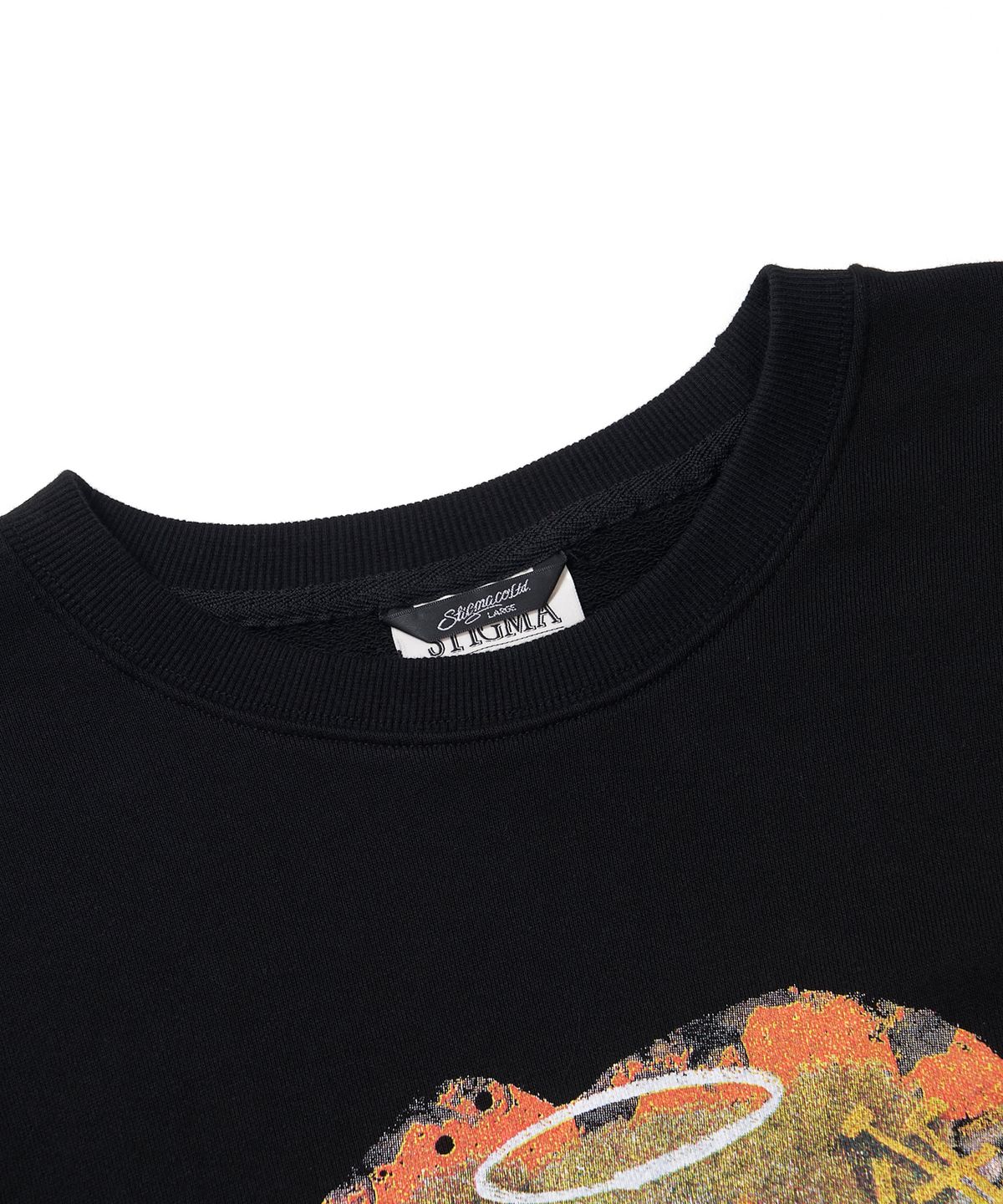 스티그마(STIGMA) TEDDY CREWNECK BLACK