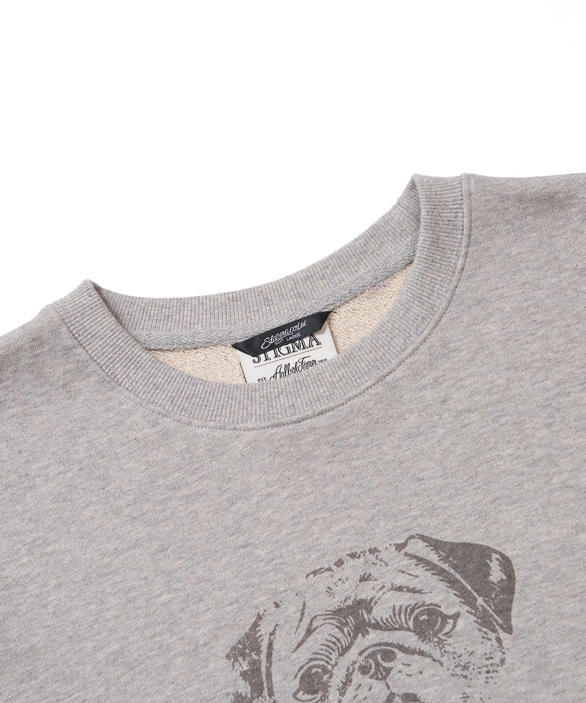 스티그마(STIGMA) BOW TIE CREWNECK MELANGE