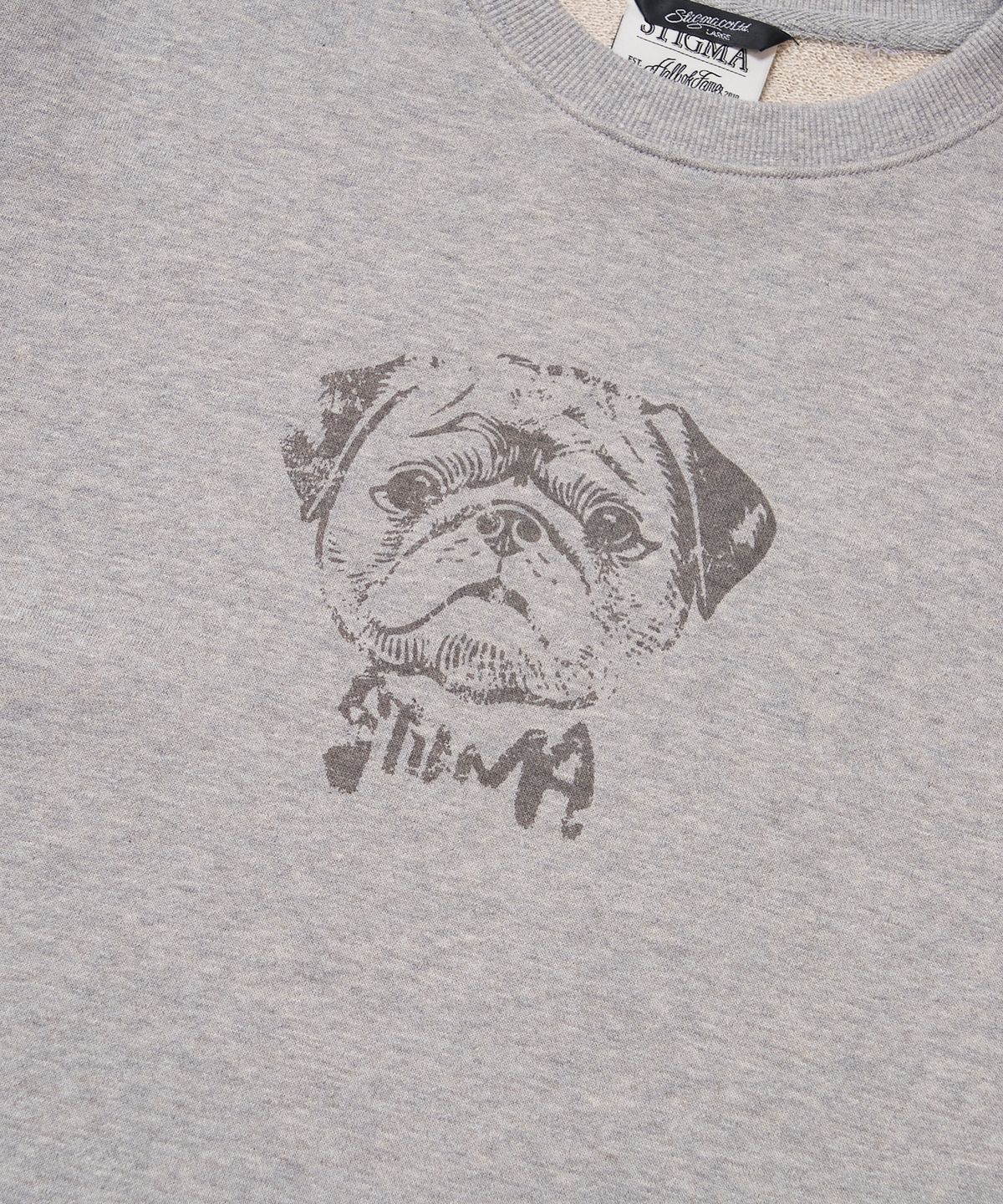 스티그마(STIGMA) BOW TIE CREWNECK MELANGE