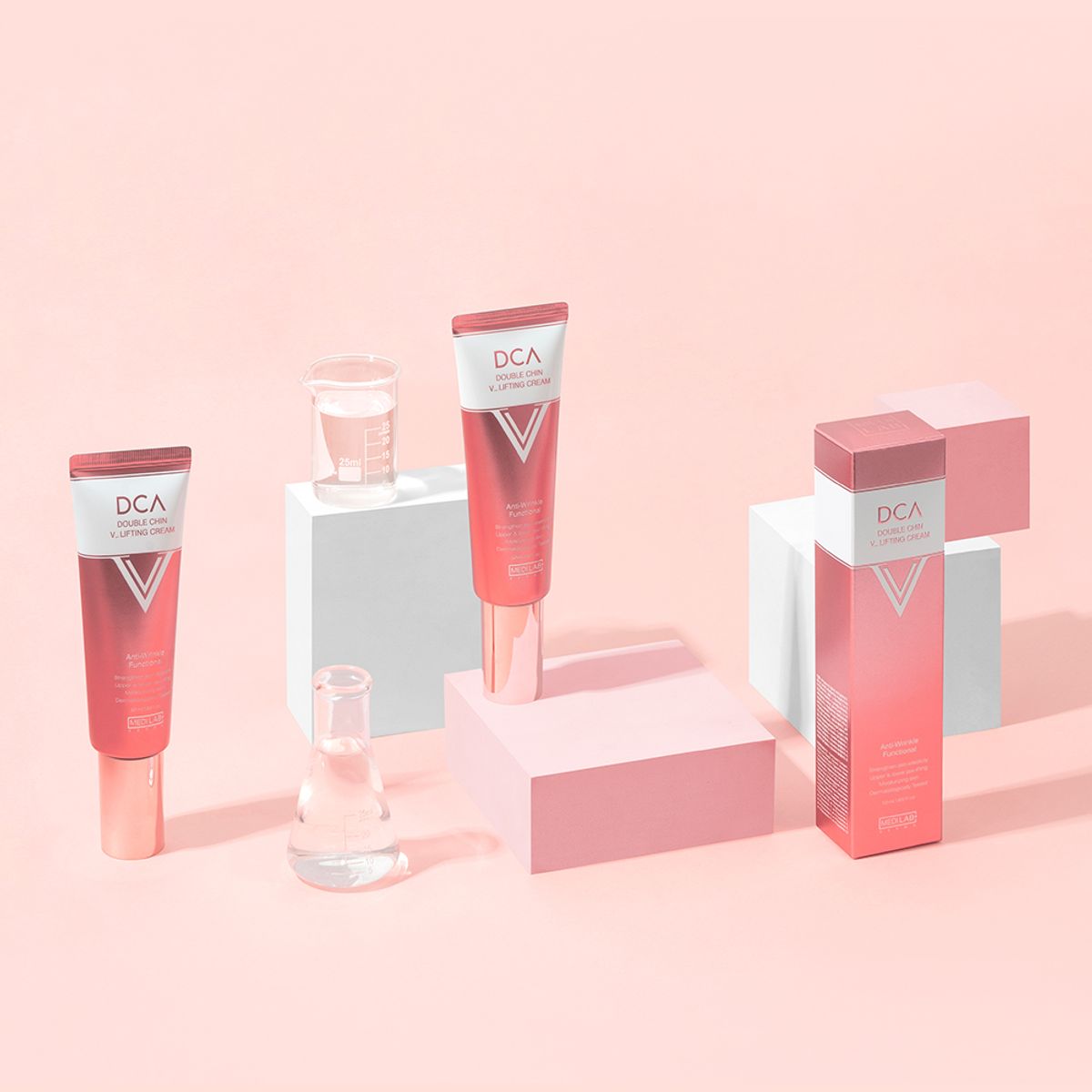 데이셀코스메틱(DAYCELLCOSMETICS) [유통기한임박_26년7월]주름개선 기능성 메디 랩 더마 DCA 더블 친 V 리프팅 크림 50ml