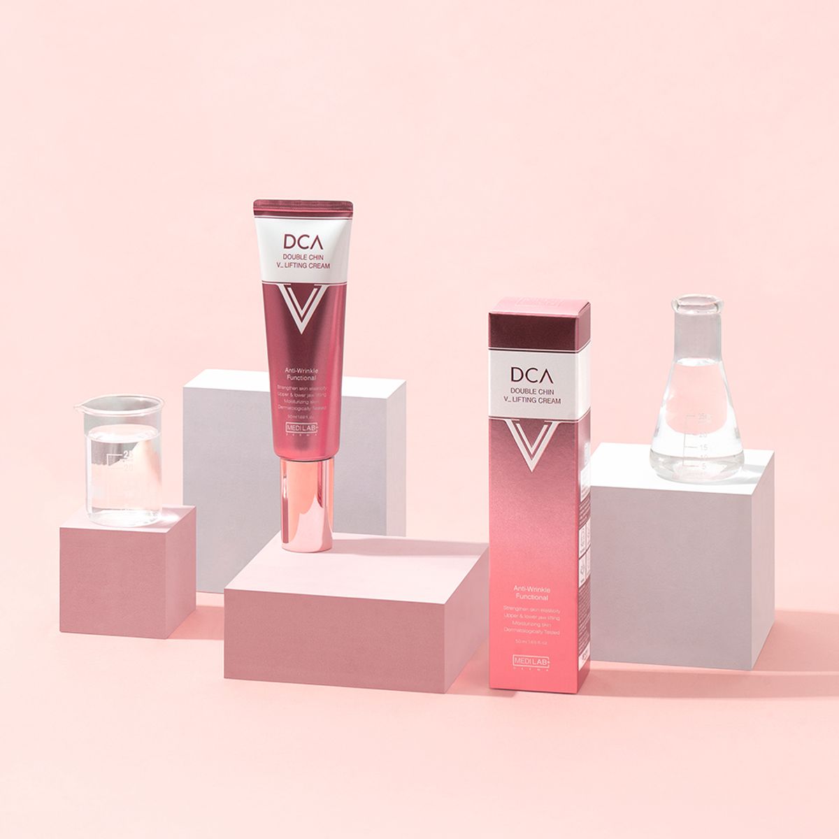 데이셀코스메틱(DAYCELLCOSMETICS) [유통기한임박_26년7월]주름개선 기능성 메디 랩 더마 DCA 더블 친 V 리프팅 크림 50ml