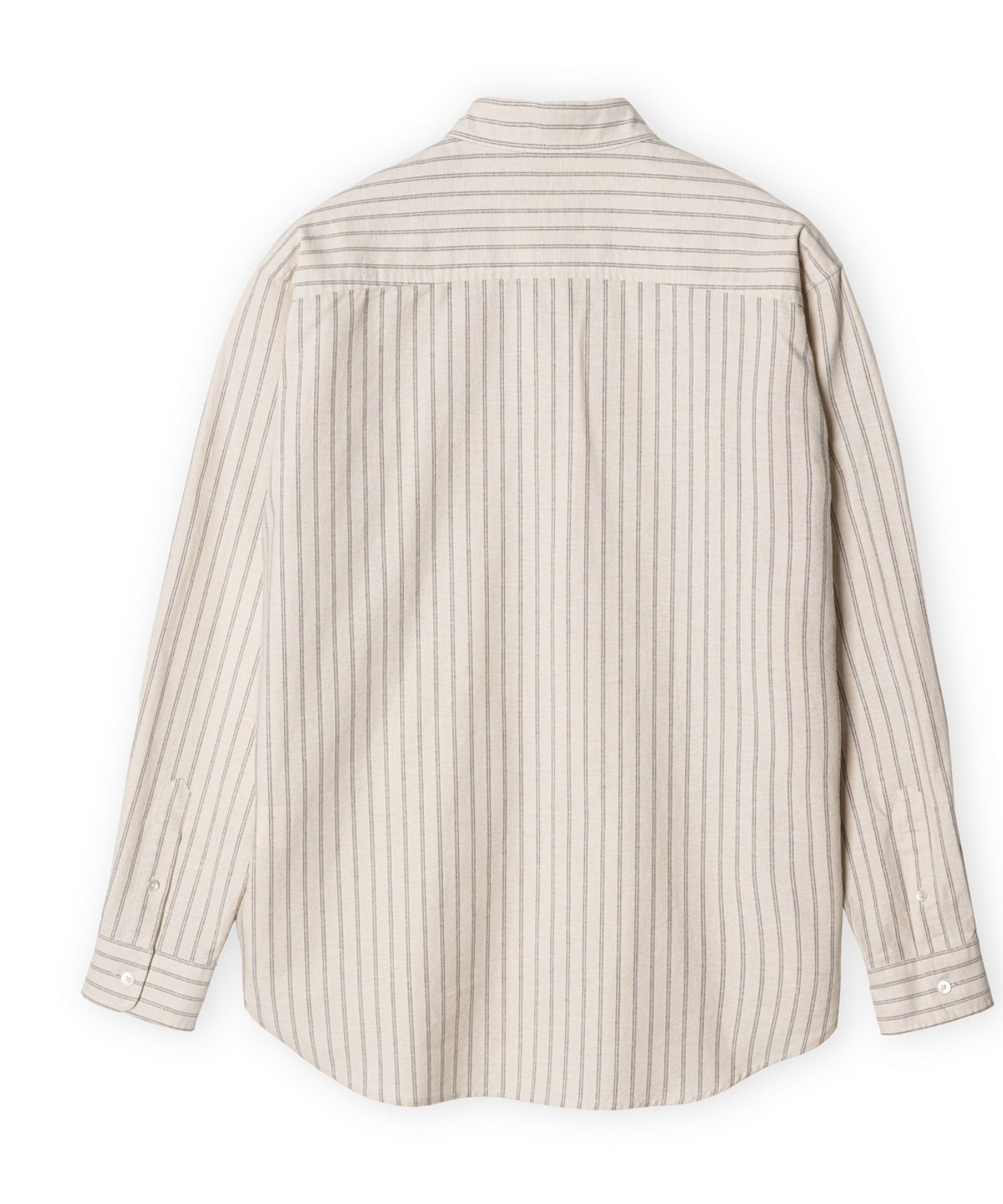 에든버러클럽(EDINBURGH CLUB) PULLOVER OXFORD STRIPED SHIRT (IVORY)