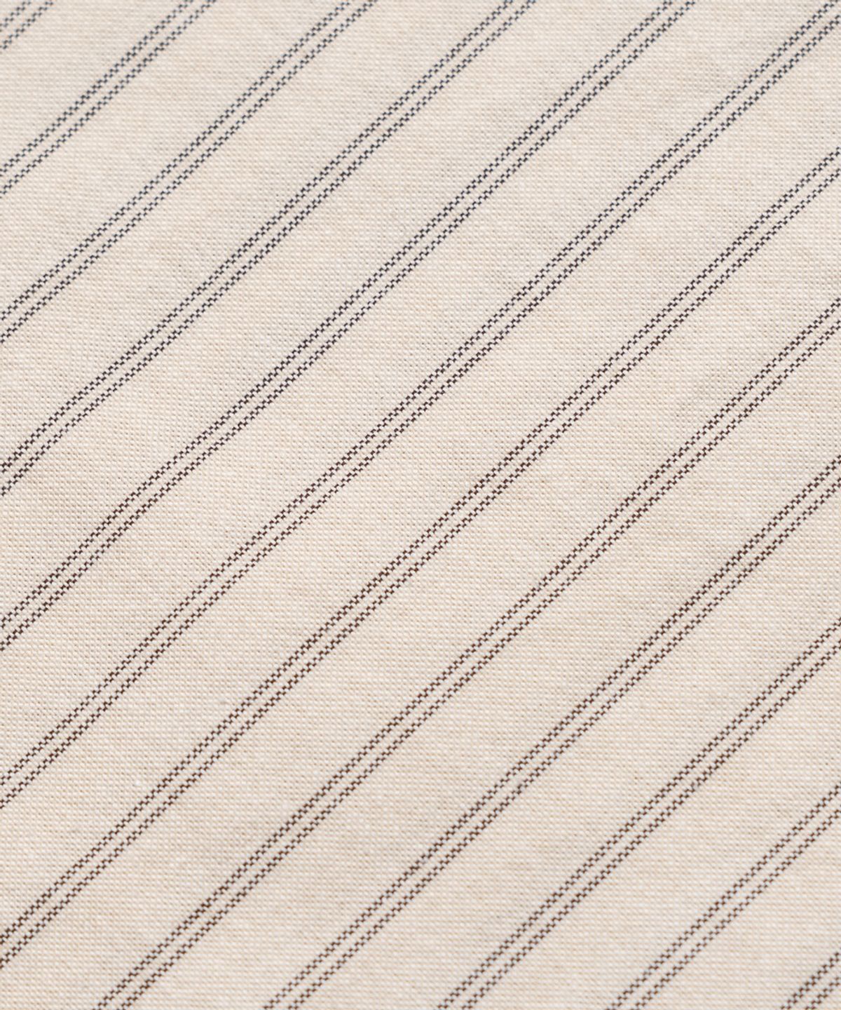 에든버러클럽(EDINBURGH CLUB) PULLOVER OXFORD STRIPED SHIRT (IVORY)