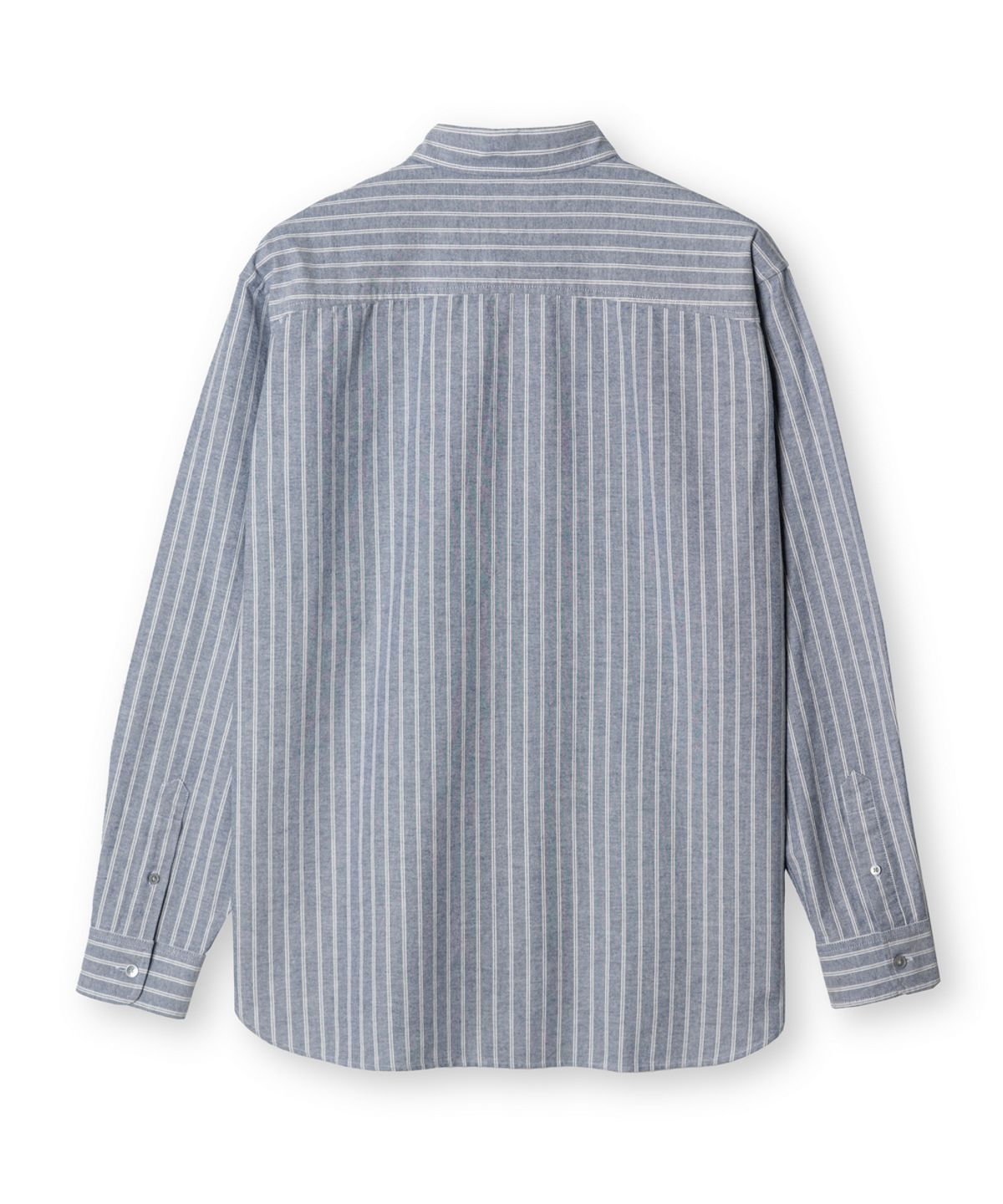 에든버러클럽(EDINBURGH CLUB) PULLOVER OXFORD STRIPED SHIRT (BLUE)