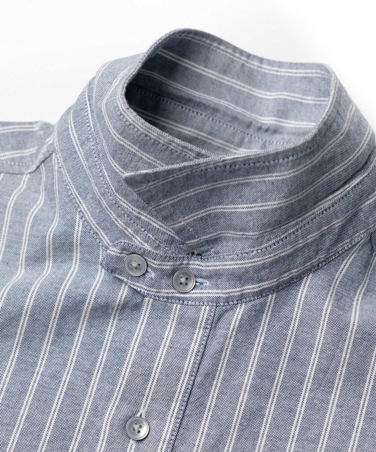 에든버러클럽(EDINBURGH CLUB) PULLOVER OXFORD STRIPED SHIRT (BLUE)
