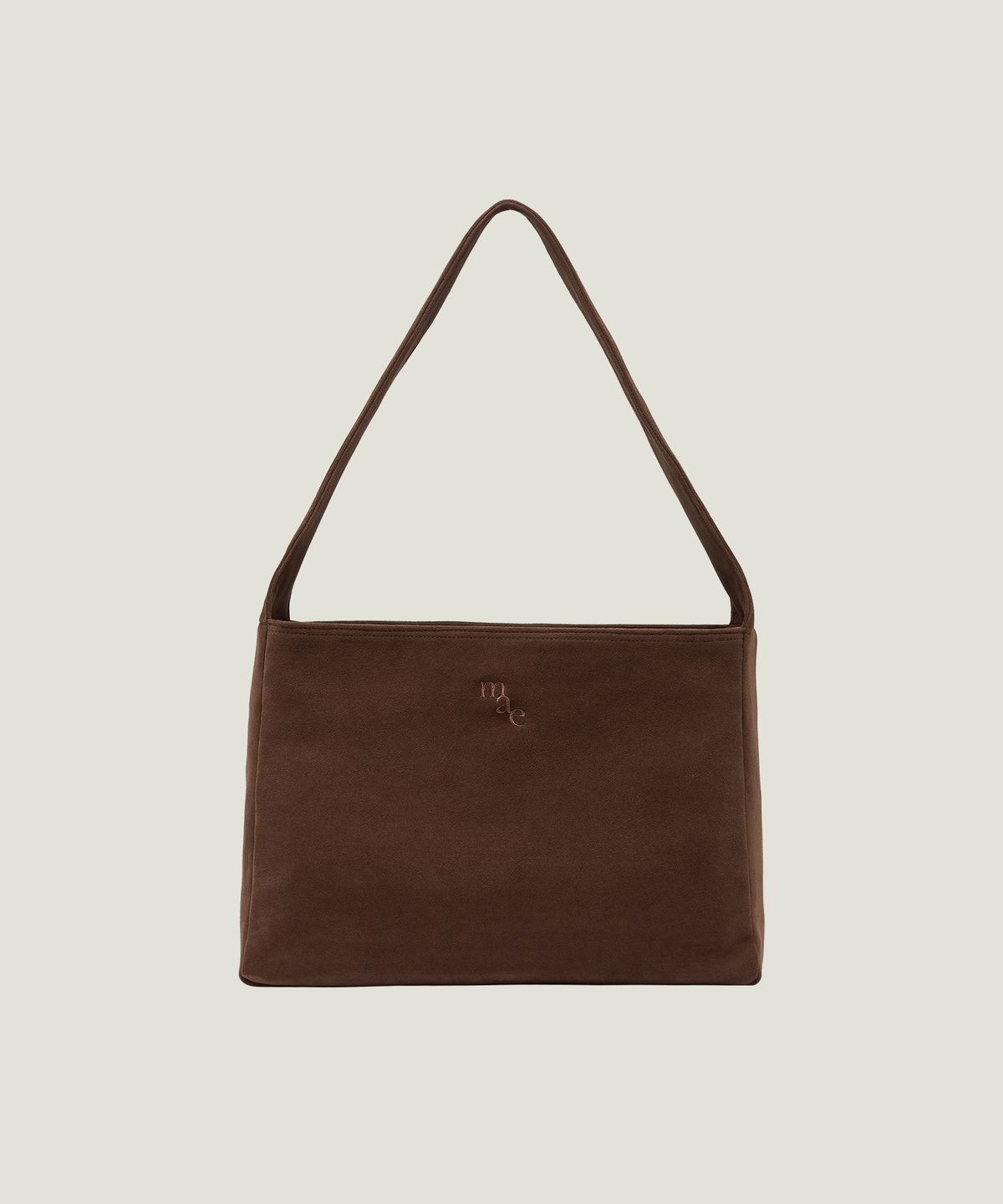 무쿠앤에보니(MUCU AND EBONY) Comfy Hobo Bag _ Suede Dark Choco
