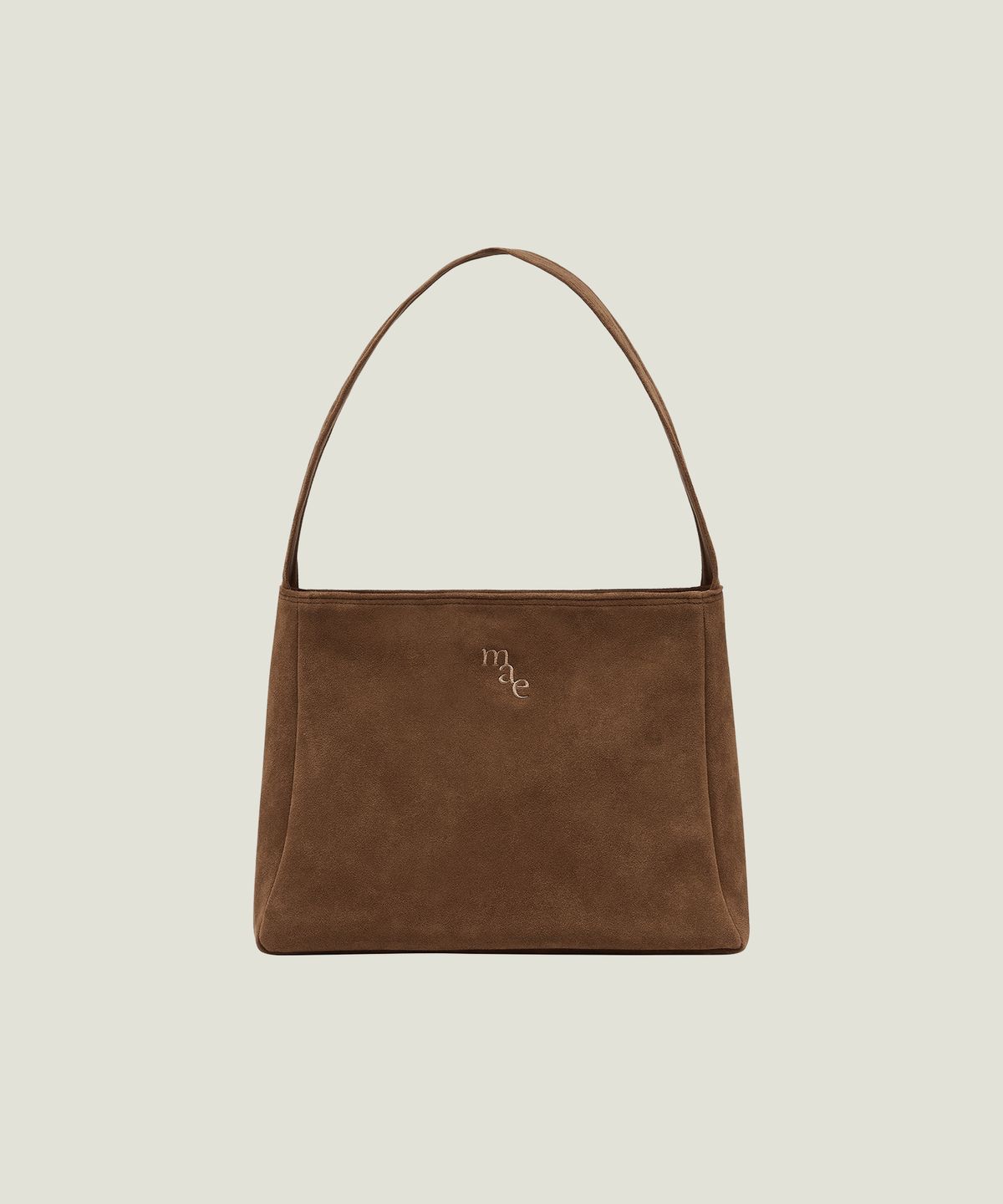 무쿠앤에보니(MUCU AND EBONY) Comfy Bag _ Suede Milk Choco