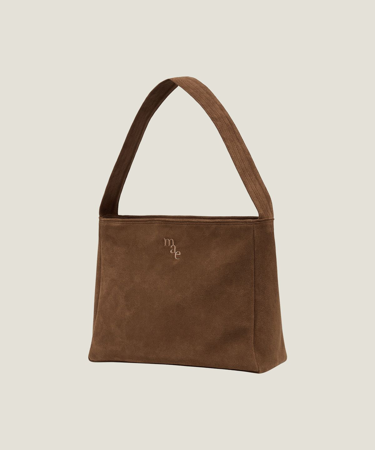 무쿠앤에보니(MUCU AND EBONY) Comfy Bag _ Suede Milk Choco