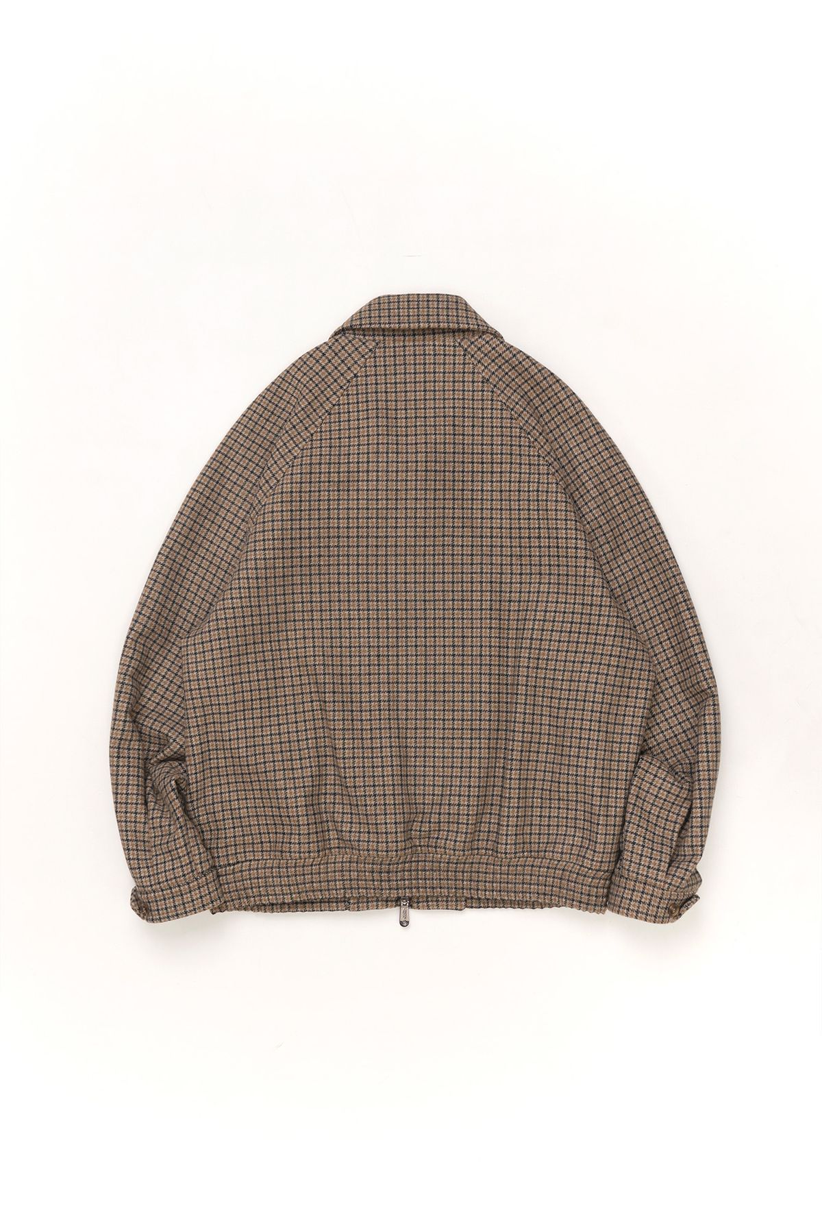 런던트레디션(LONDONTRADITION) Collar Wool Blouson - Navy Check 432