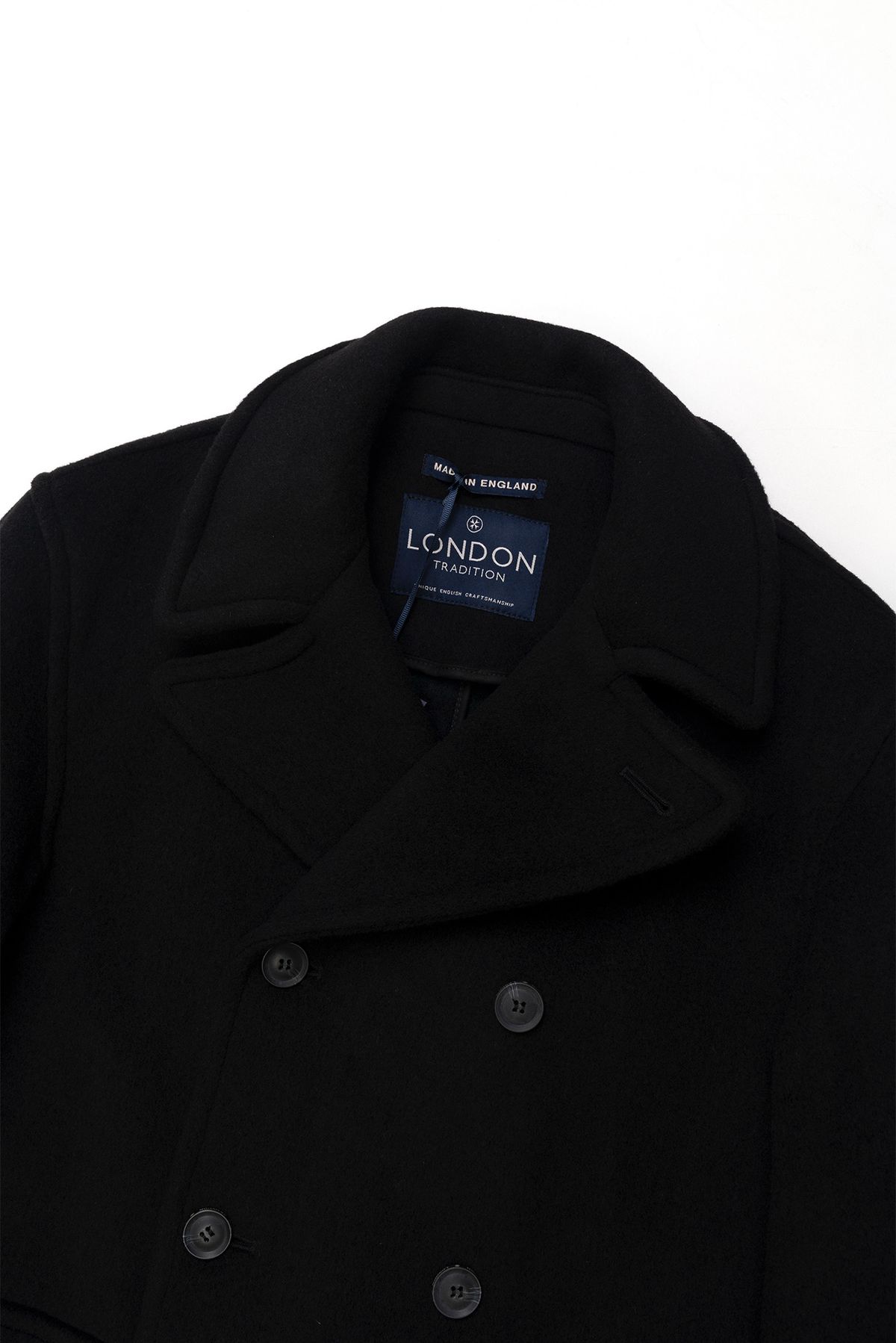 런던트레디션(LONDONTRADITION) Lenny Mens Paecoat - Black BW 5