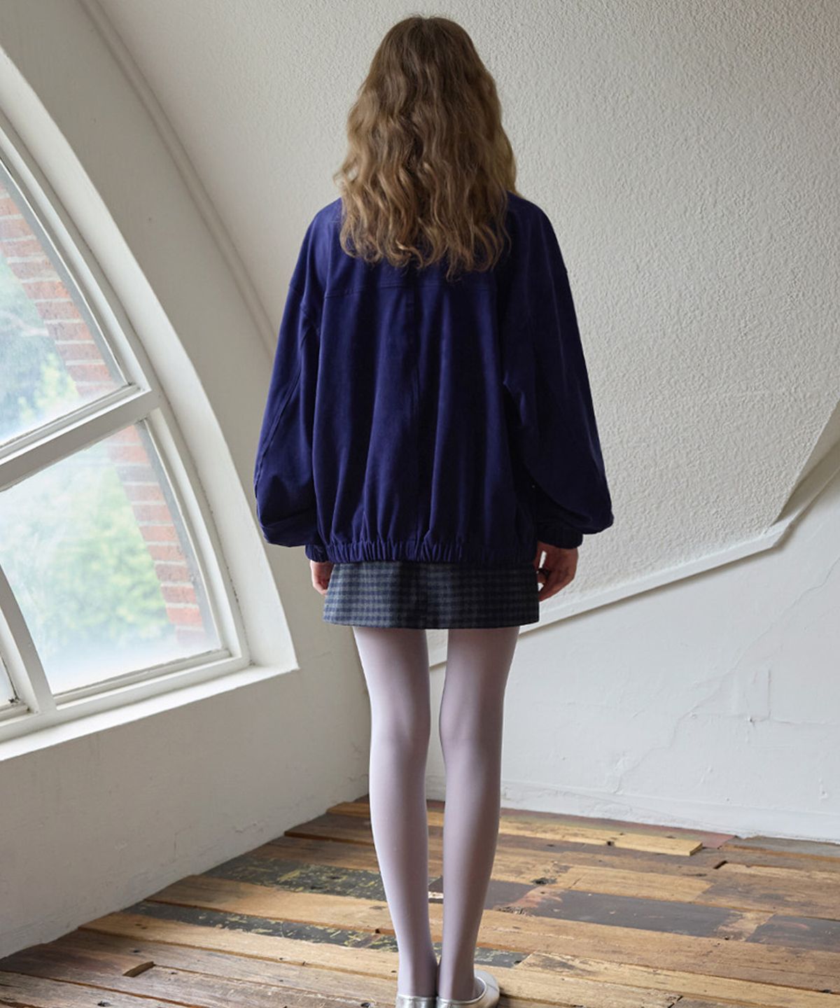 뮈르뮈르(MURMURE) 루네 체크 울 스커트_Lune skirts