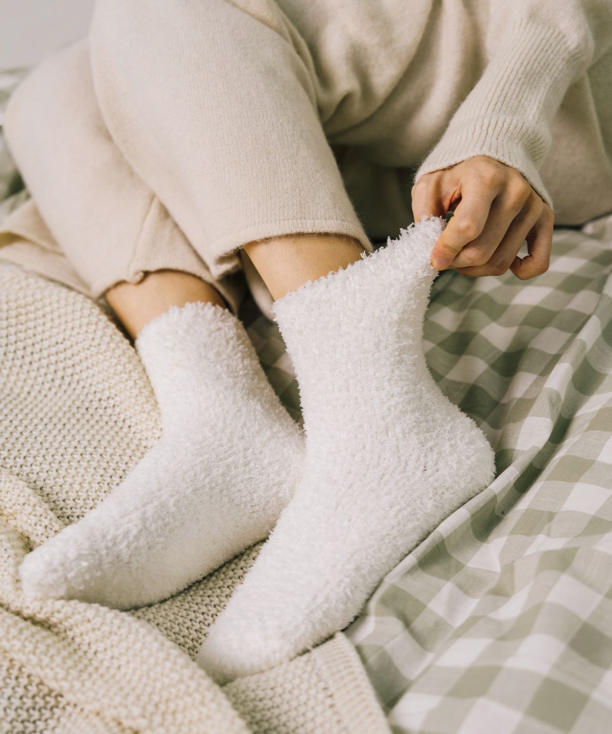 삭피엔스(SOCKPIENS) [4팩] 헤비볼륨 무압박 수면양말