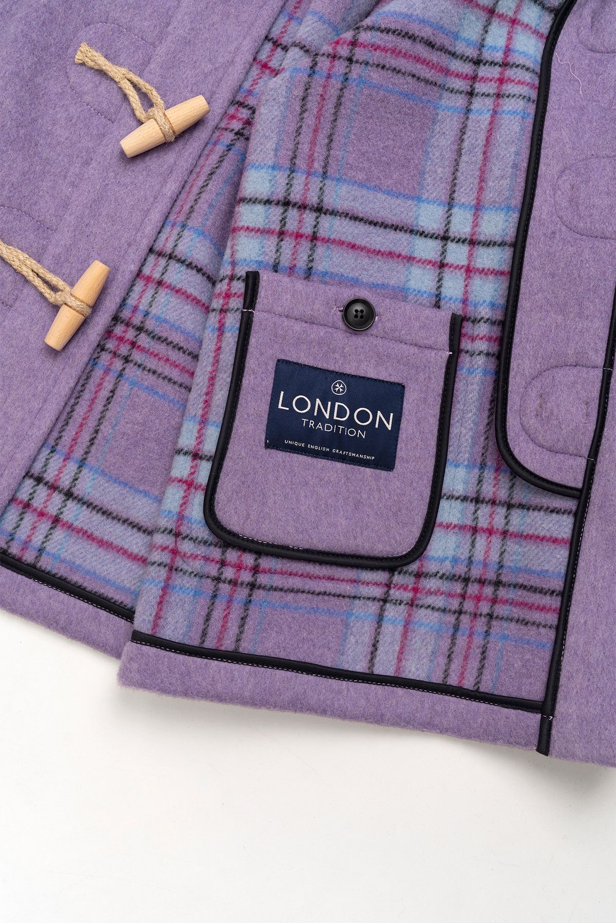 런던트레디션(LONDONTRADITION) Martin SLM NYNF Duffle Coat - DK Pink