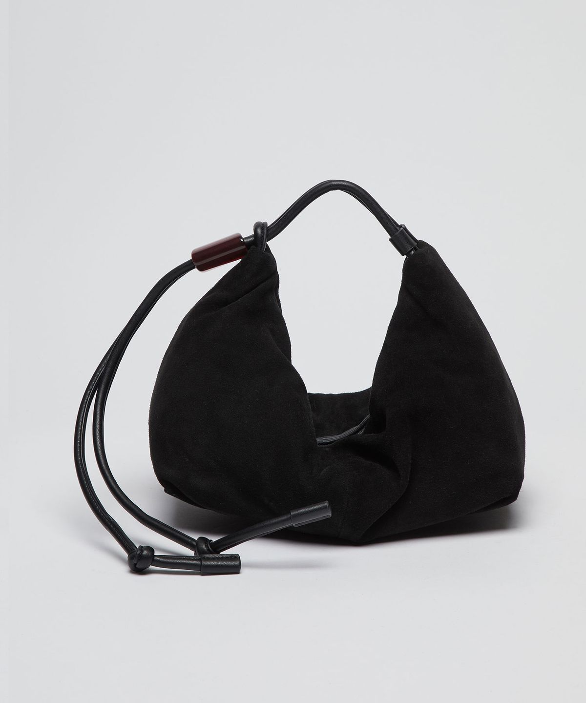 아카이브앱크(ARCHIVEPKE) Ridge shoulder bag(Suede black)_OVBAX26004SBK
