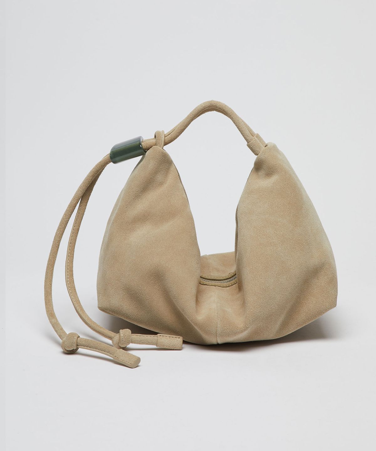 아카이브앱크(ARCHIVEPKE) Ridge shoulder bag(Suede cream)_OVBAX26004SCR