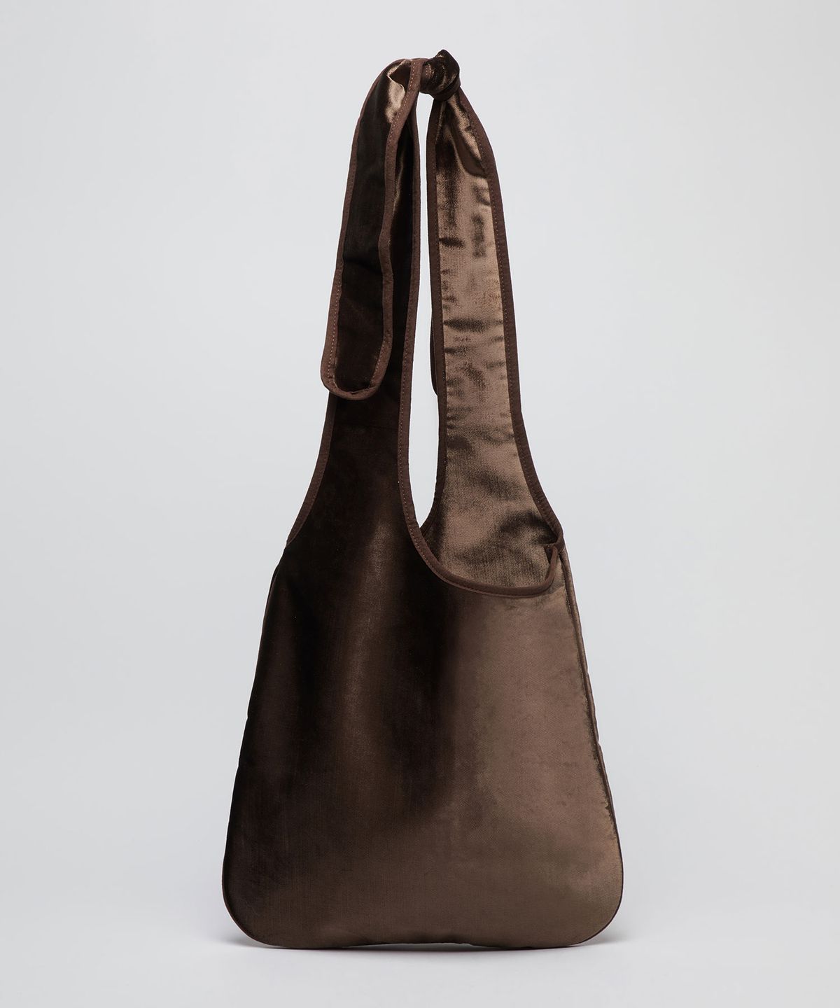 아카이브앱크(ARCHIVEPKE) Velvet knotted bag(Choco spread)_OVBSX26101DKB
